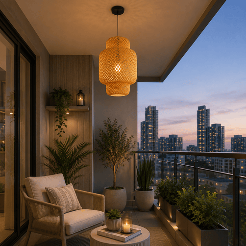 The Aakaar Geometric Chandelier